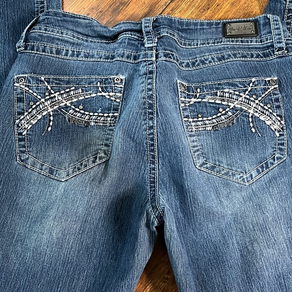 WIRED HEART 💜 BOOT CUT JEANS FROM CAVENDERS - Picture 4 of 6